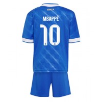 Dětský fotbalový dres Real Madrid Kylian Mbappe #10 2025-26 Třetí Krátký Rukáv (+ trenýrky)